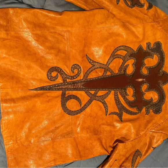 RARE VINTAGE, Stingray Leather & Cross; excellent condition, rarely worn;caramel - Picture 4 of 7